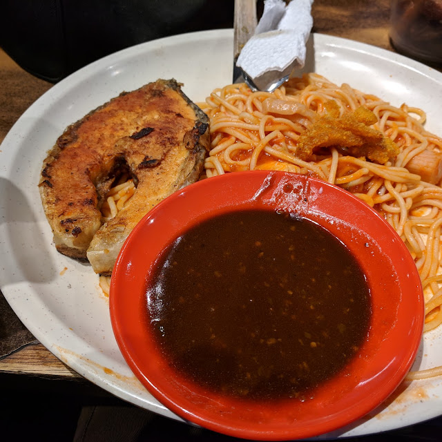 Spaghetti Marinara Salmon