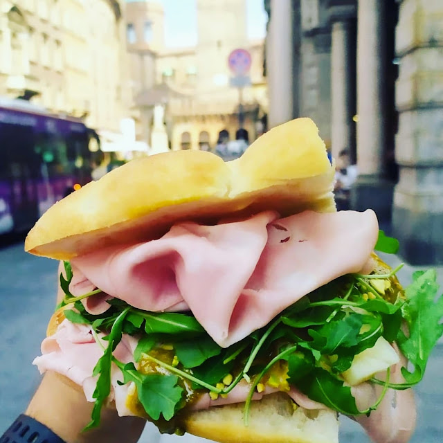 Focaccia Toscana Con Mortadella