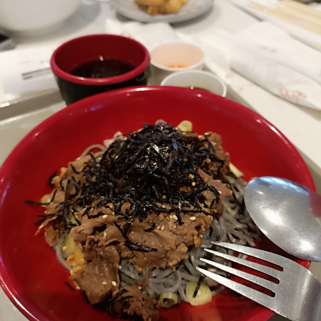 Sliced Beef Cold Soba Dipping Noodles