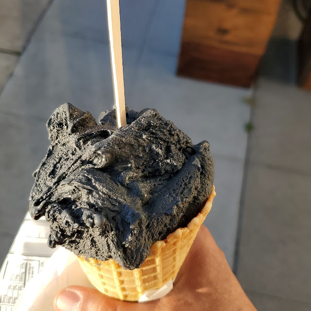 Black Vanilla Ice Cream