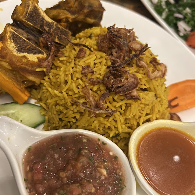Shish Tawook with Rice and Gravy