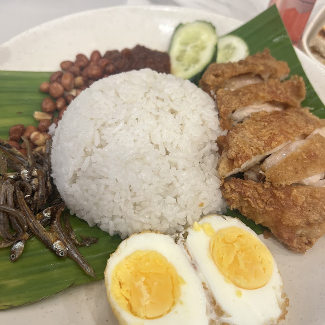 homemade nasi lemak 自制椰浆饭