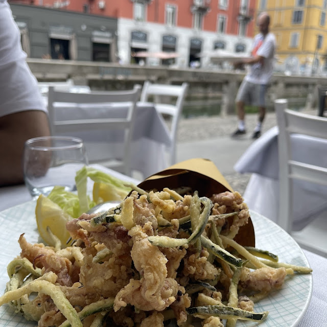 Fritto Di Calamaretti Spillo Con Zucchine Croccanti