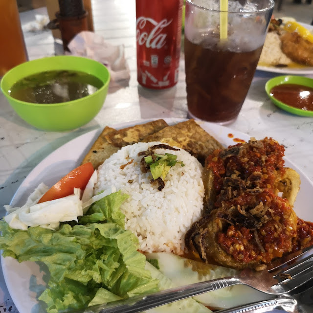 Nasi Sotong Geprek