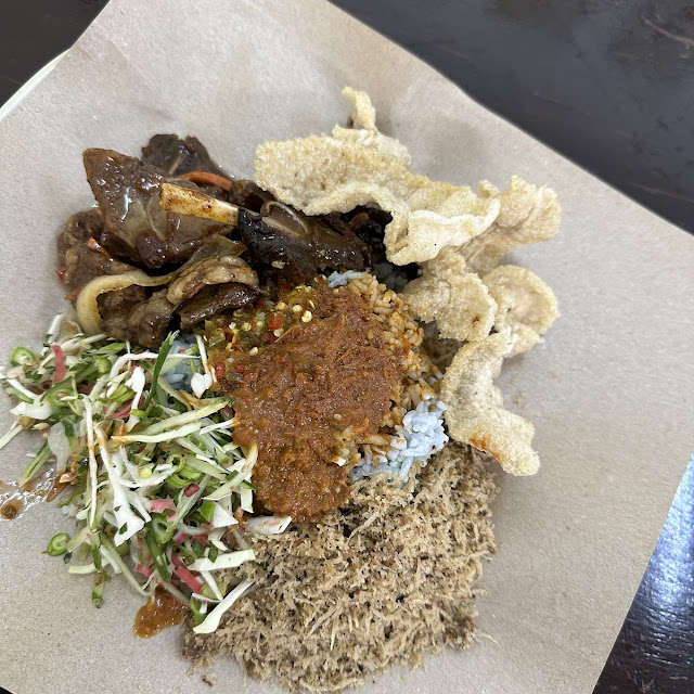 Nasi Kerabu Kambing