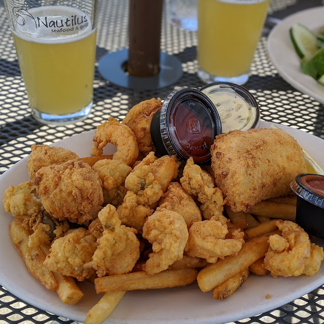 Combination Dinner Haddock Scallops Clams Shrimp