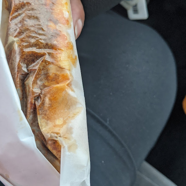 Chili Dog in Wrapper Sauce Coming Through