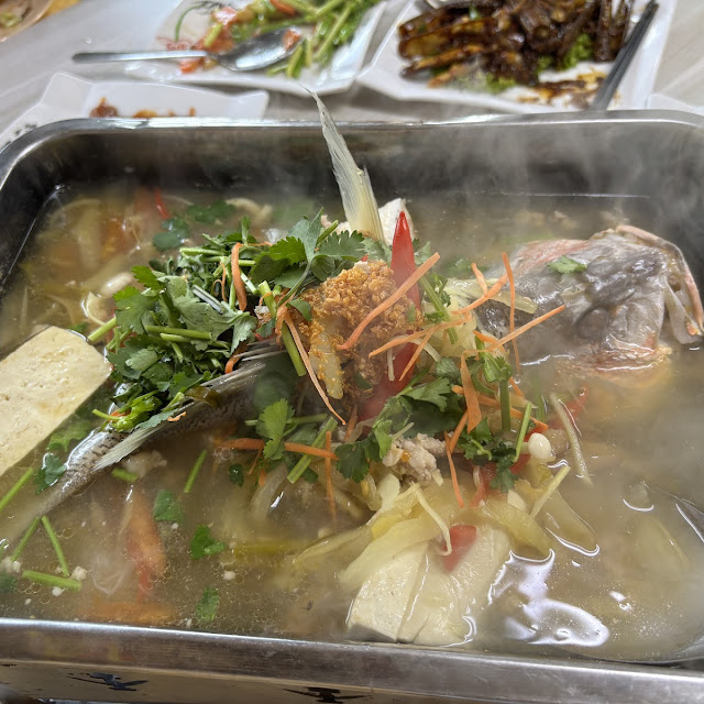Steam Red Snapper Teochew Style