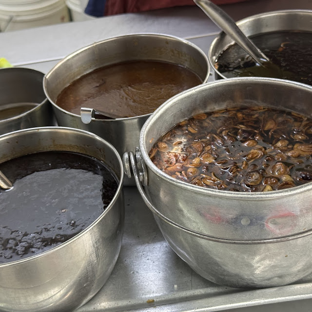 Sauces and Shallot Oil