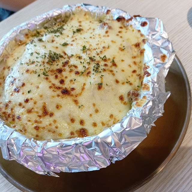 baked cheese butter pork chop rice 特式奶油芝士焗猪扒饭