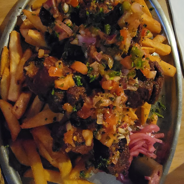 Pork Bites Carne Frita with Pico De Gallo