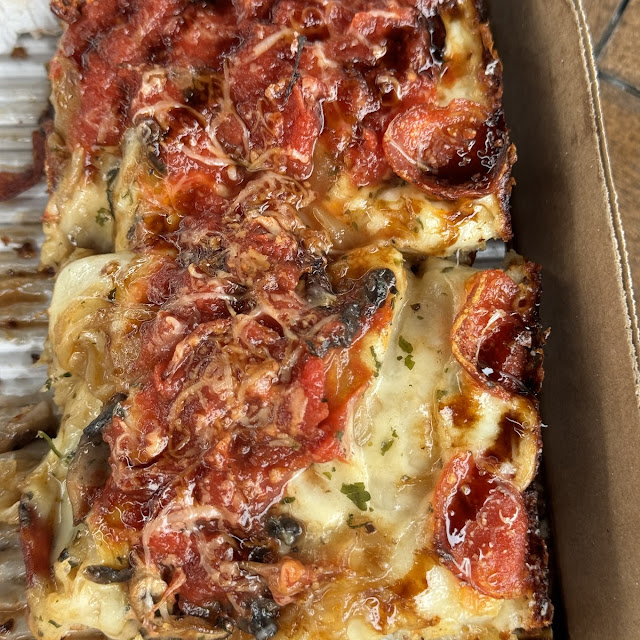 Half & Half Roni and Hot Honey Mushroom Truffle