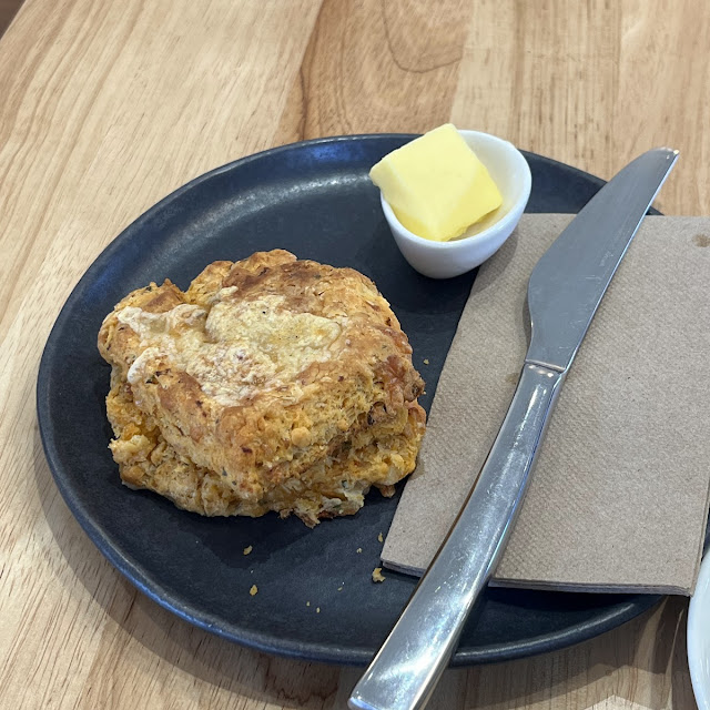 Kimchi Cheese Scone