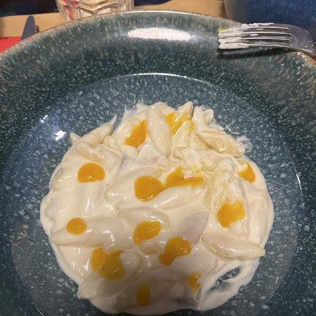 Ravioles Con Fonduta Di Non Ricordo Quale Formaggio Con Pera E Zafferano