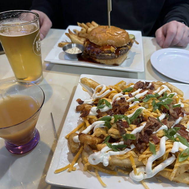 EJ Burger and Cheese Fries