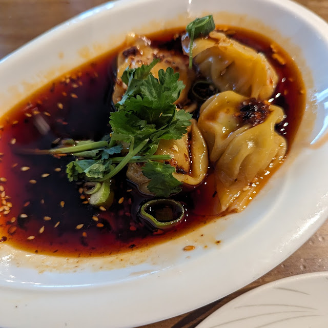 Sichuan-Style Wontons in Chili Oil