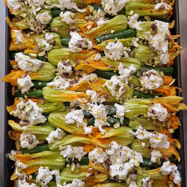 Gratin de Fleurs de Courgette