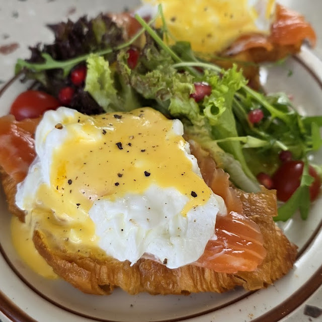Salmon Croissant Sandwich