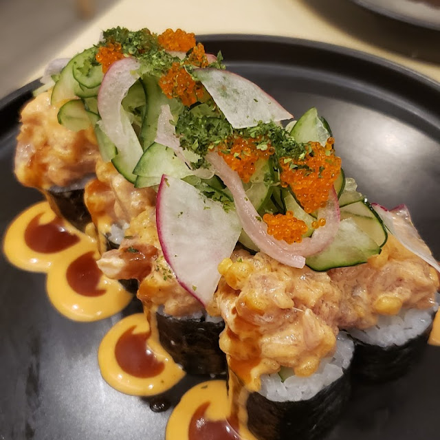 Spicy Salmon Tanuke