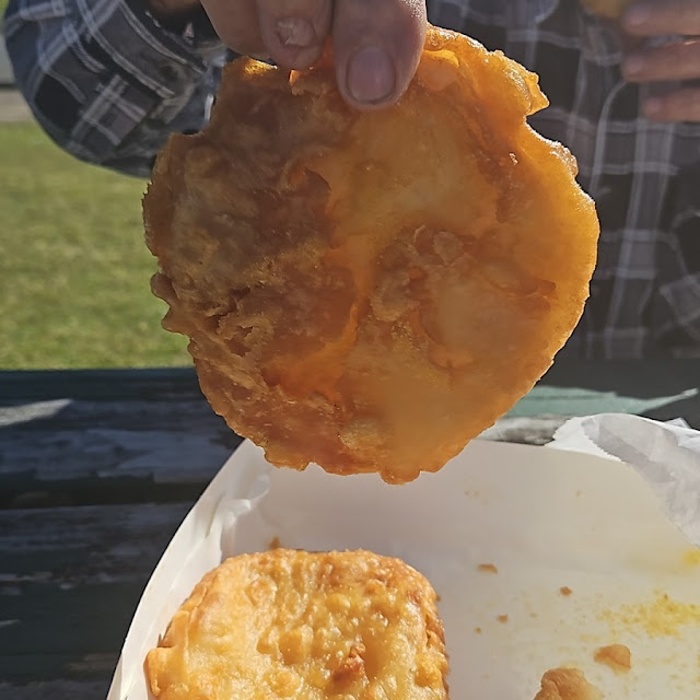 Potato Scallops and Fish Cocktails