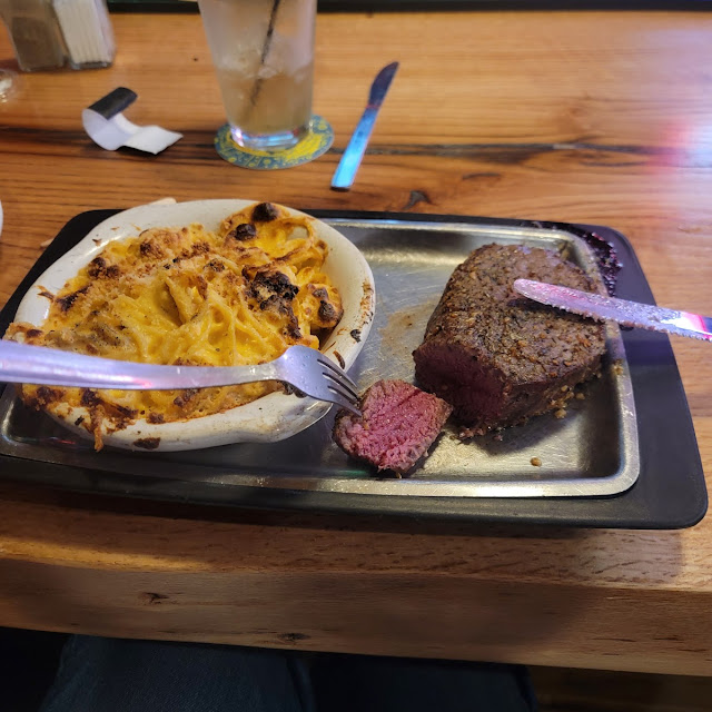 Filet Mignon with a Side of Alfredo