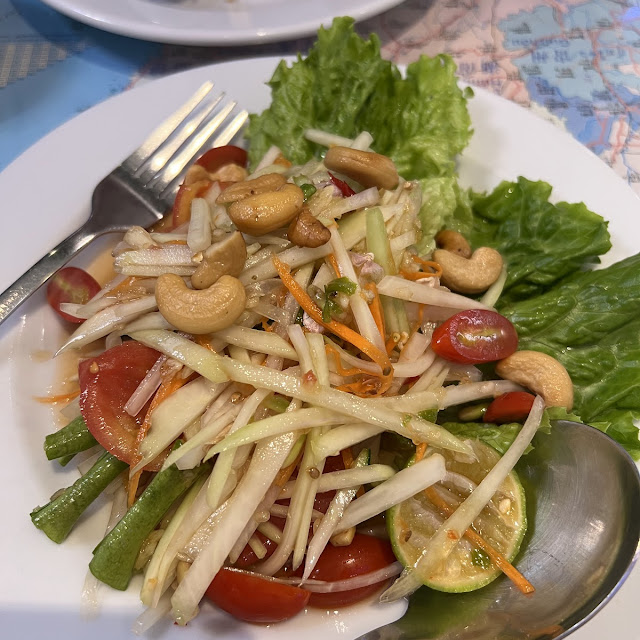 Spicy Crispy Morning Glory Salad Spicy Vermicelli Salad