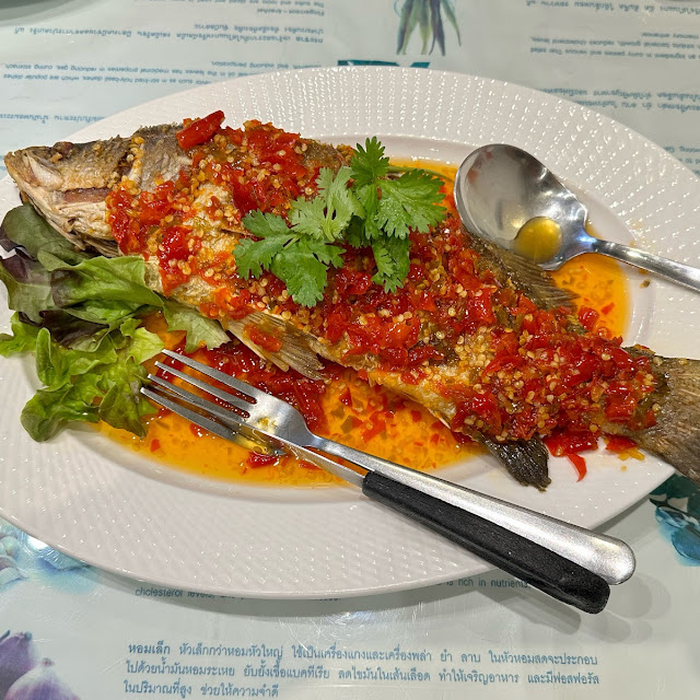 Seabass with Chili Sauce