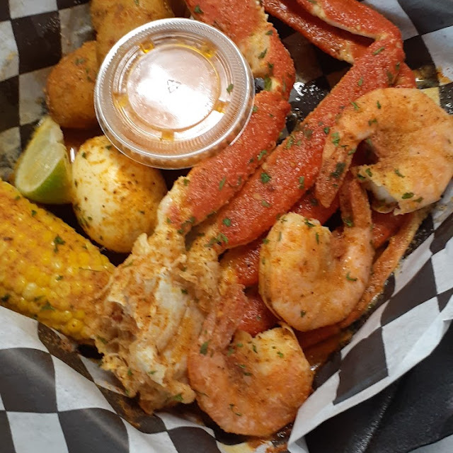 Garlic Crab Boil with Egg and Special Sauce
