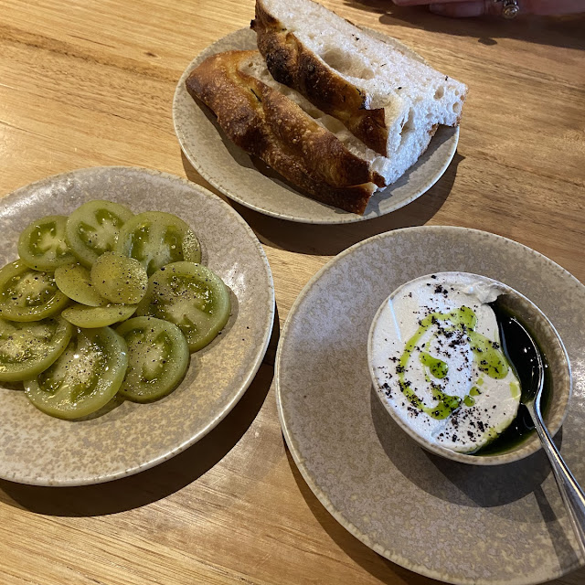 Goats Curd with Onion Top