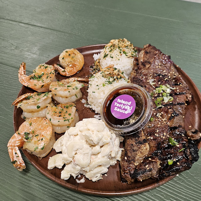 Kalbi Short Ribs and Shrimp