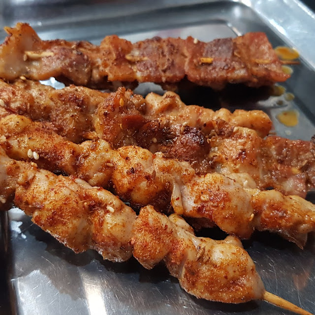 Chicken Skin Skewers
