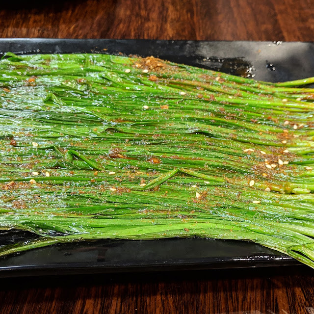 Grilled Garlic Chives