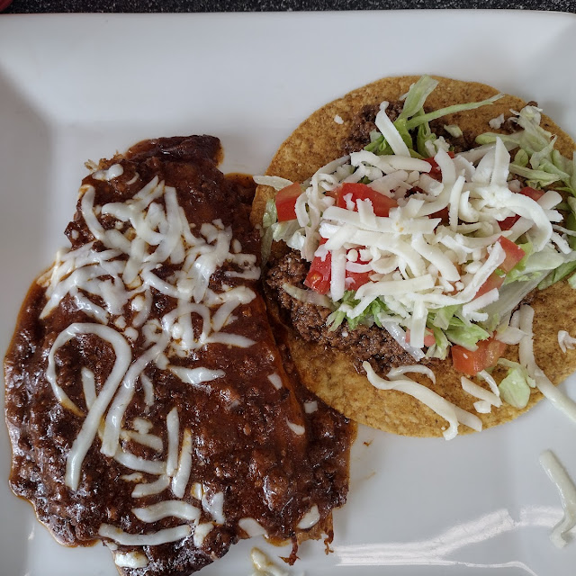 Homemade Tamales and a Tostada