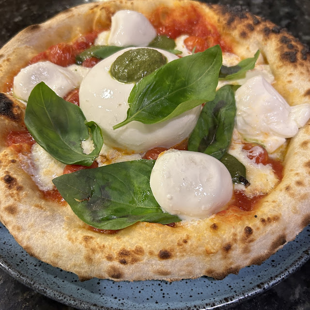Pizza de Burrata Nos Carecas da Pizza