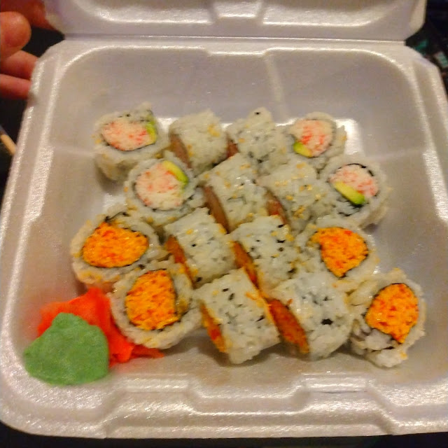 California Roll and Spicy Tuna Roll