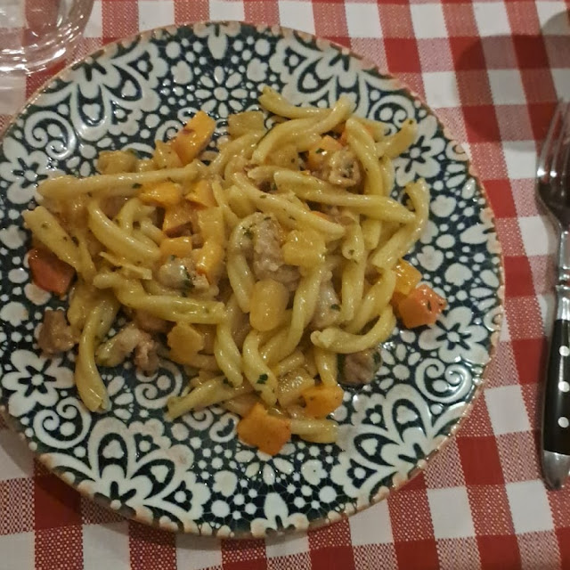 Tagliolini Zucca E Salsiccia