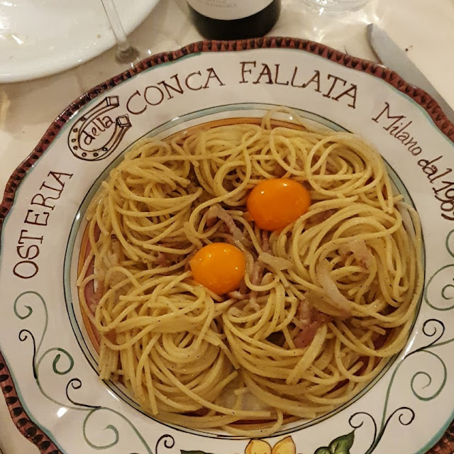 Carbonara bb Con Doppio Uovo Fantastica