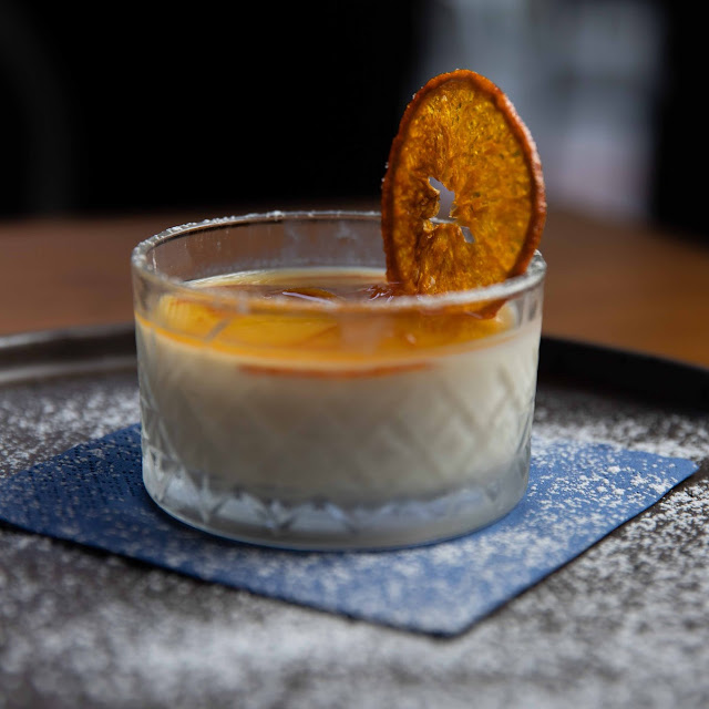Panna Cotta Al Rhum E Caramello all'arancia Candita