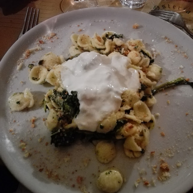 Orecchiette Cima Di Rape Burrata
