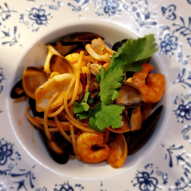 Pasta Mit Meeresfrüchten