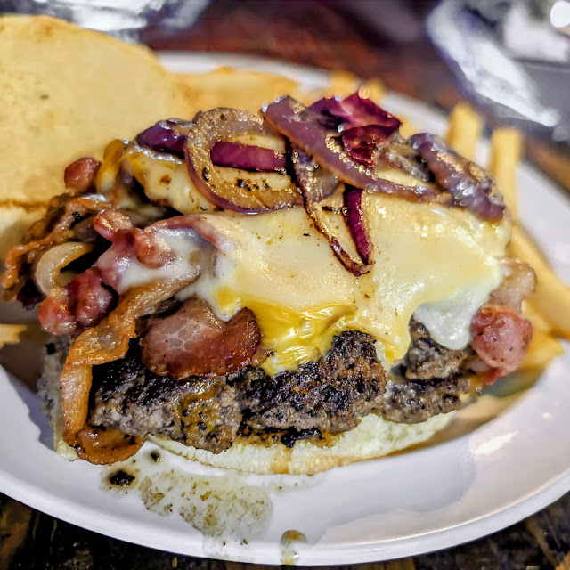 Maverick Burger with Fries