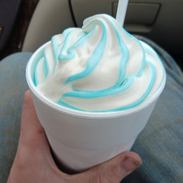Bluegoo Soft Serve with Cup