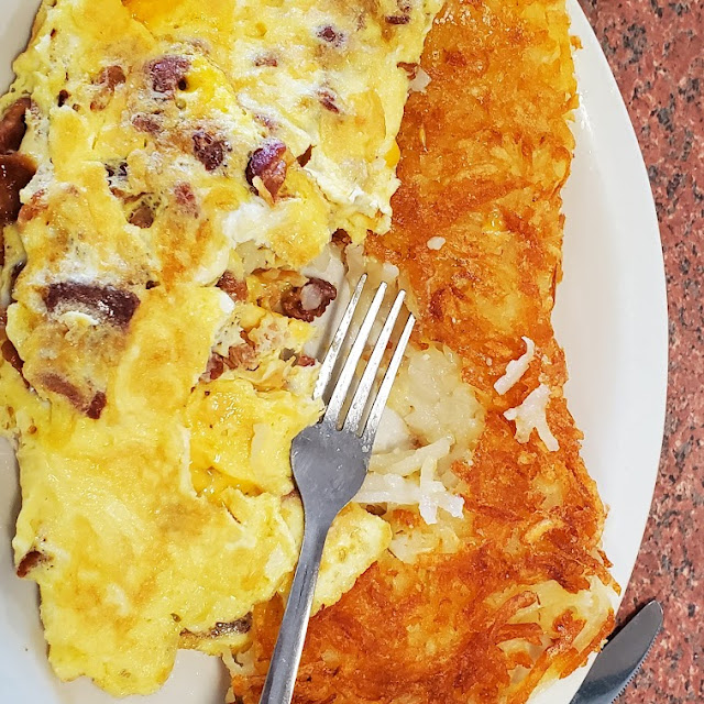 Bacon and Cheese Omelette