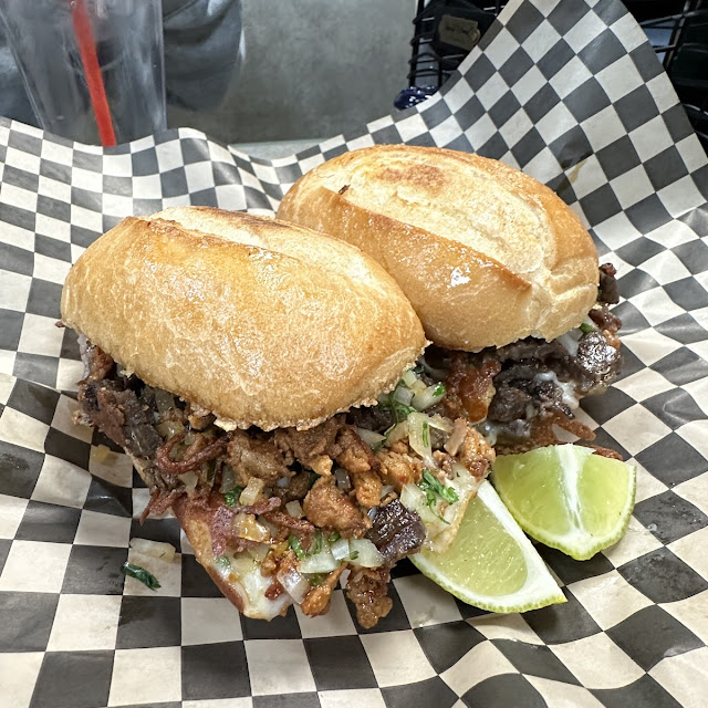 Grilled Cheese Steak Tortas