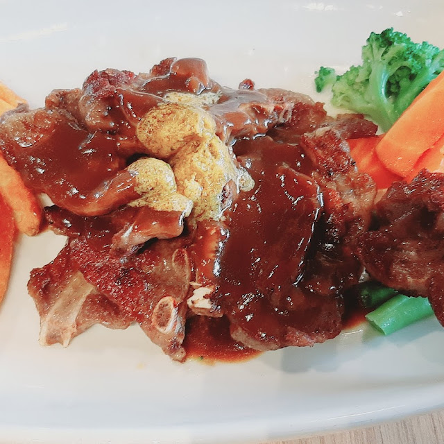 Grilled Lamb Chop with Café De Paris Black Pepper Sauce