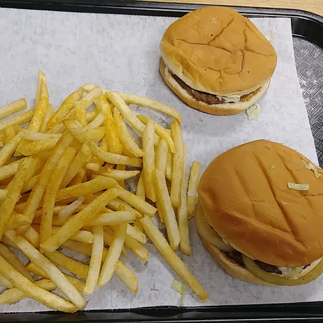 Hamburger and Fries