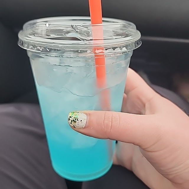 Blue Cotton Candy Energy Drink