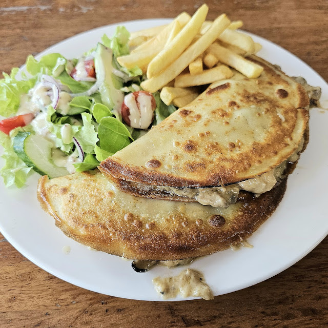 Butter Grilled Banana Crepe