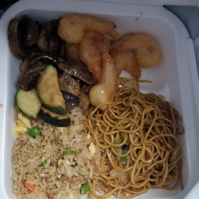 Shrimp-Fried Rice with Beef and Veggies