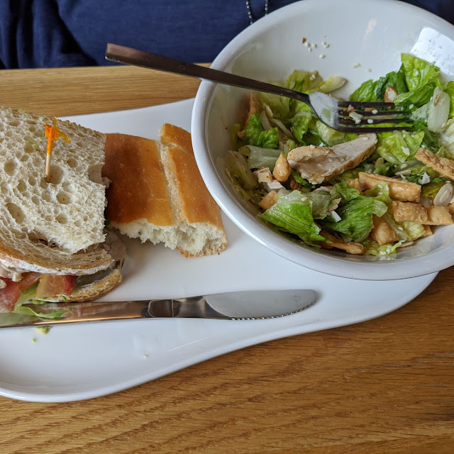 Turkey Bacon Avacado with Asian Sesame Chicken Salad